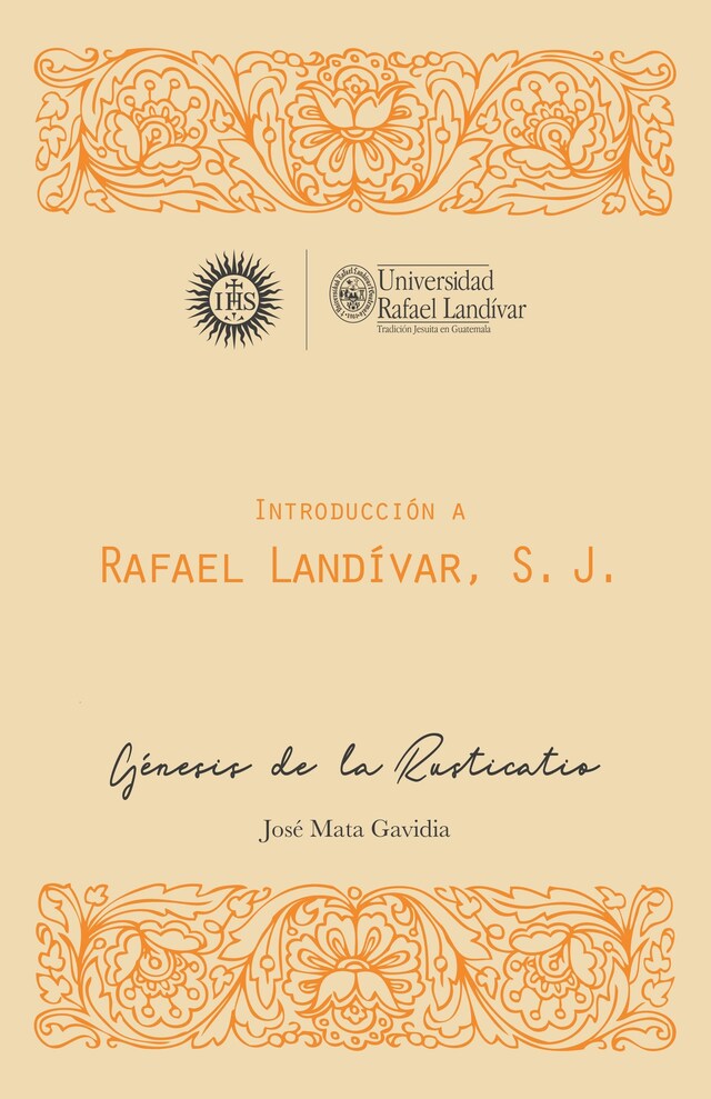 Buchcover für Introducción a Rafael Landívar, S. J