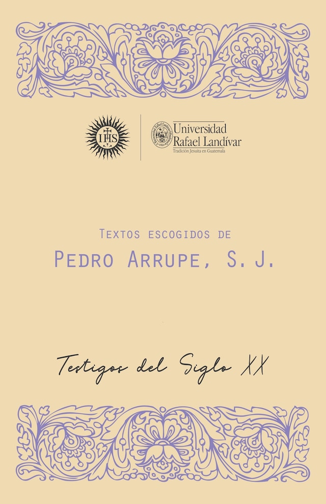 Boekomslag van Textos escogidos de Pedro Arrupe, S. J