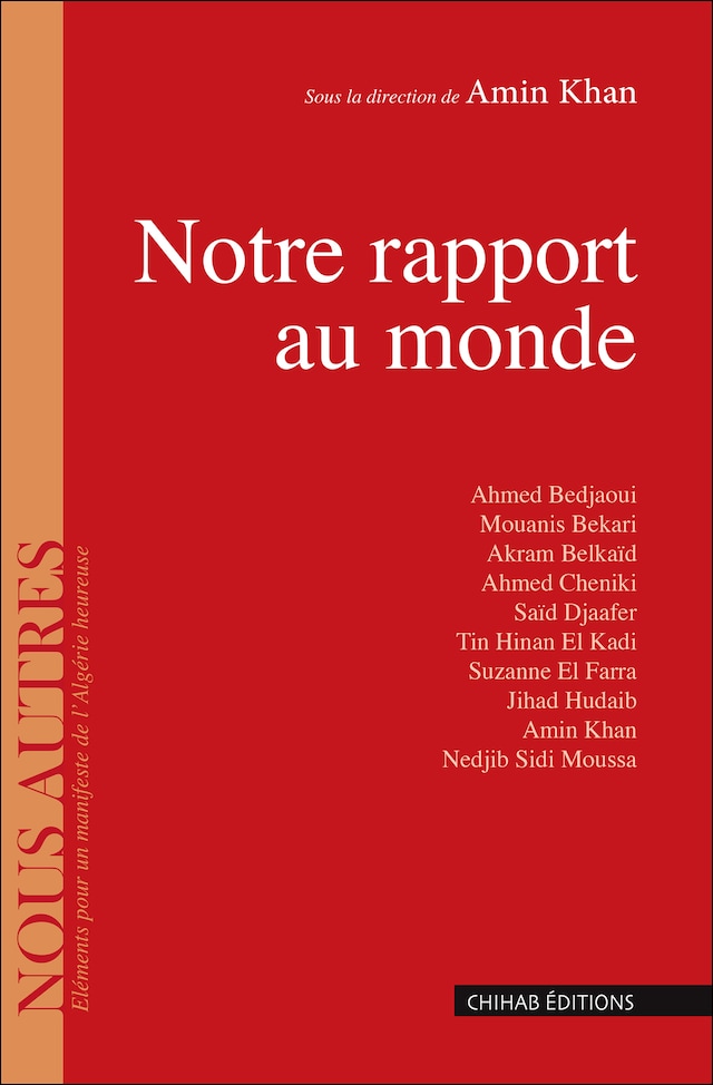 Bogomslag for Notre rapport au monde