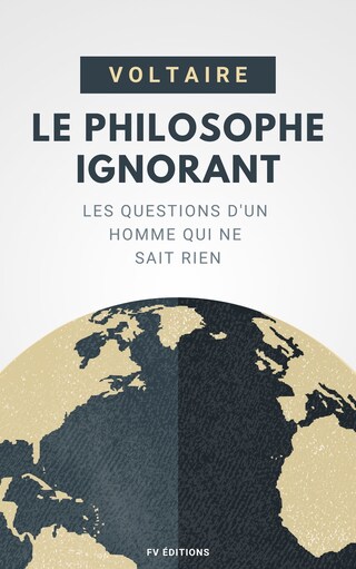 Le Philosophe Ignorant bookCoverFor