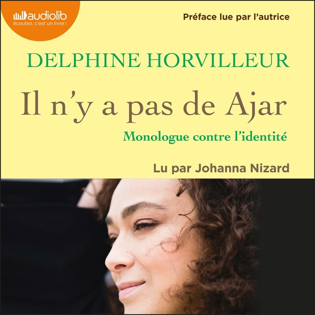 Book cover for Il n'y a pas de Ajar : monologue contre l'identité