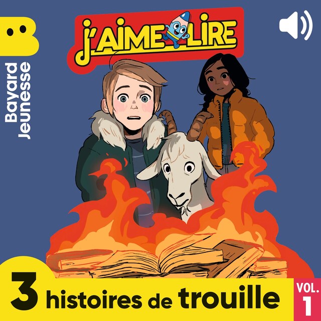 Book cover for J'aime Lire - 3 histoires de trouille, Vol. 1