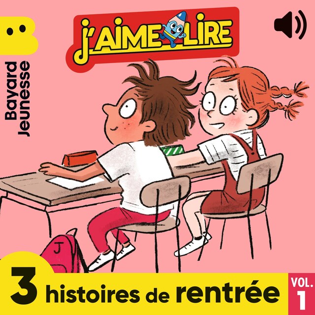 Couverture de livre pour J'aime Lire - 3 histoires de rentrée, Vol. 1