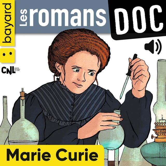 Couverture de livre pour Les romans doc - Marie Curie