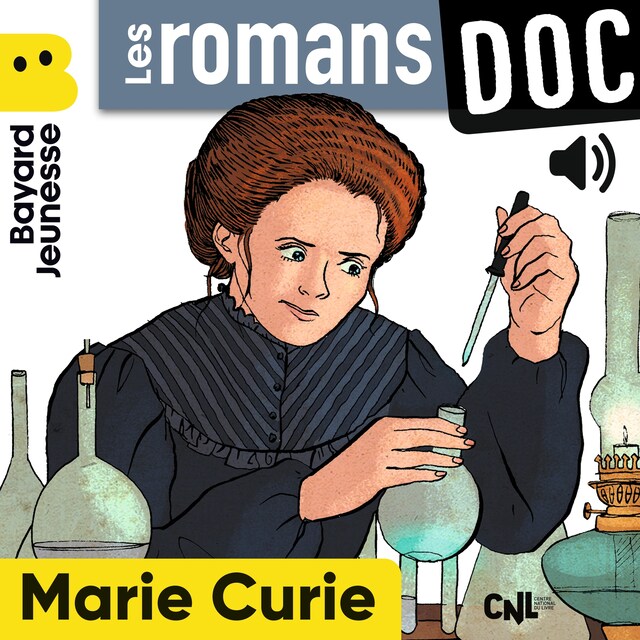 Book cover for Les romans doc - Marie Curie