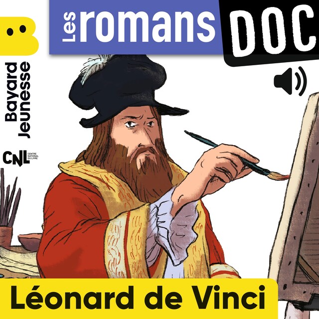 Book cover for Les romans doc - Léonard de Vinci