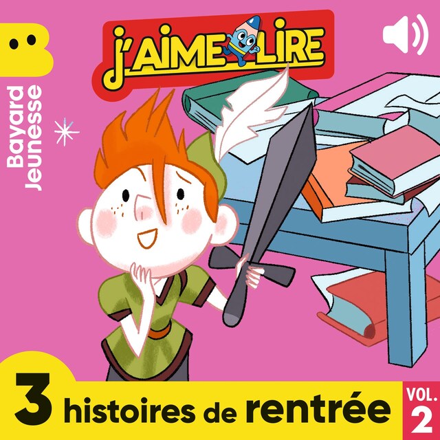 Book cover for J'aime Lire - 3 histoires de rentrée, Vol. 2