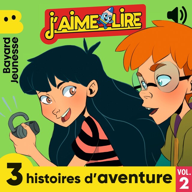 Book cover for J'aime Lire - 3 histoires d'aventure, Vol. 2