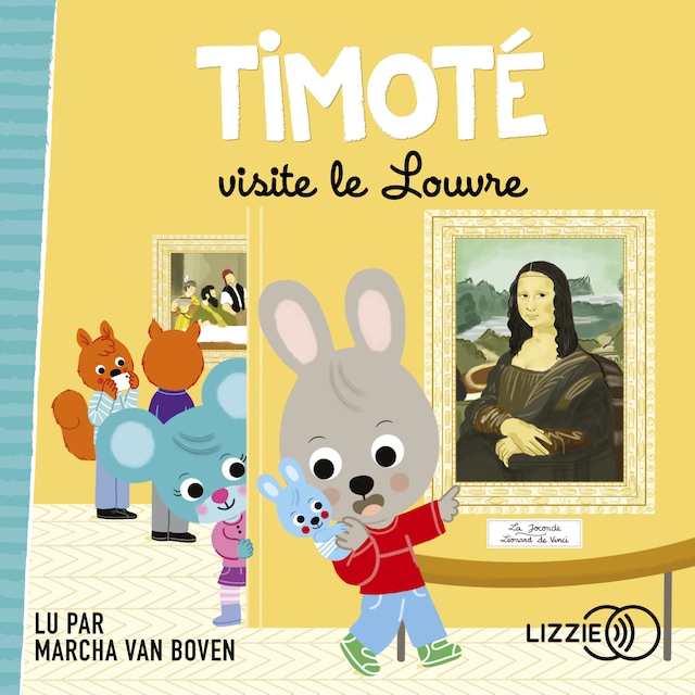 Couverture de livre pour Timoté visite le Louvre