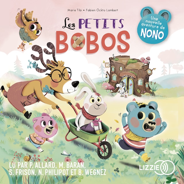 Copertina del libro per Les petits bobos - Dans le bois de Coin joli