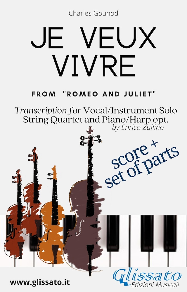 Je veux vivre - Solo, Strings and optional Harp or Piano (score & parts)
