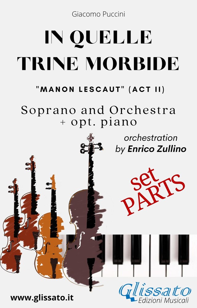 Couverture de livre pour "In quelle trine morbide" for soprano and orchestra (Parts)