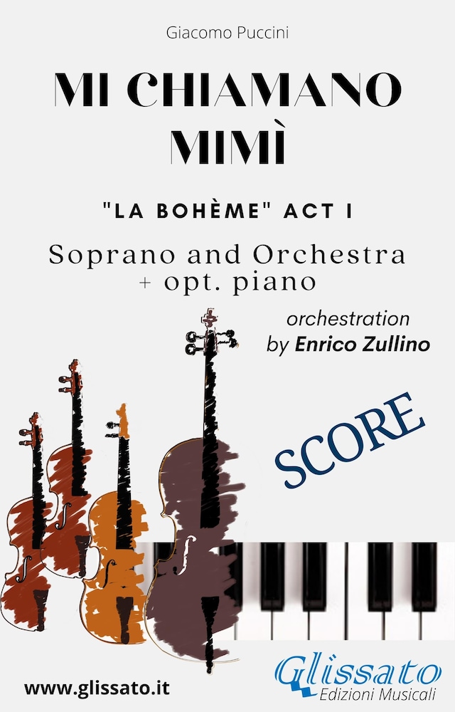 Book cover for Mi chiamano Mimì - soprano and orchestra (Score)