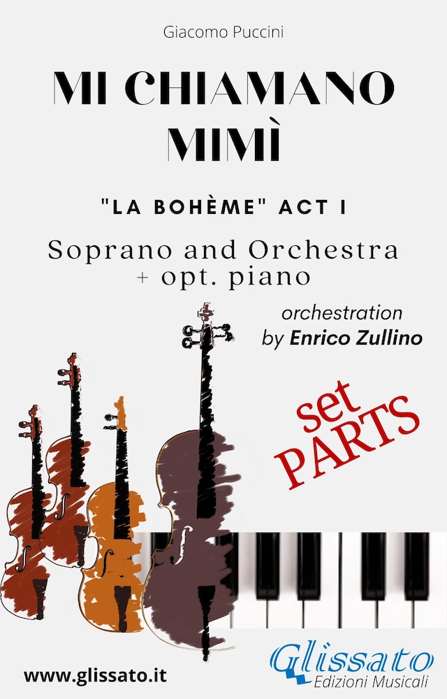Couverture de livre pour Mi chiamano Mimì - soprano and orchestra (Parts)