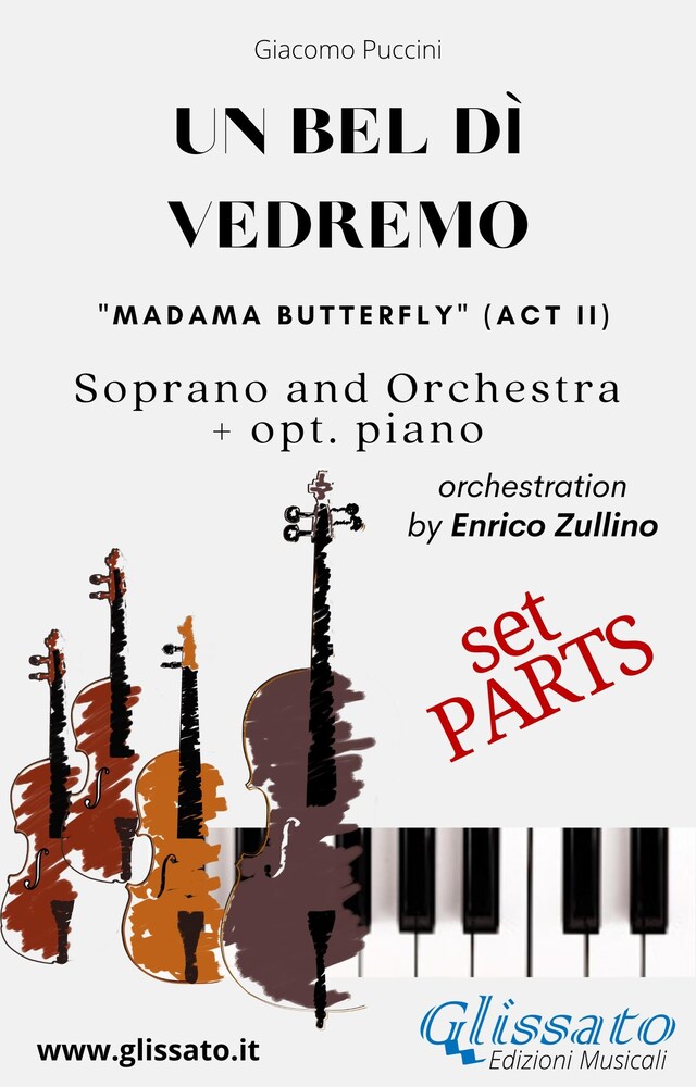 Couverture de livre pour "Un bel dì vedremo" Soprano and Orchestra (Parts)