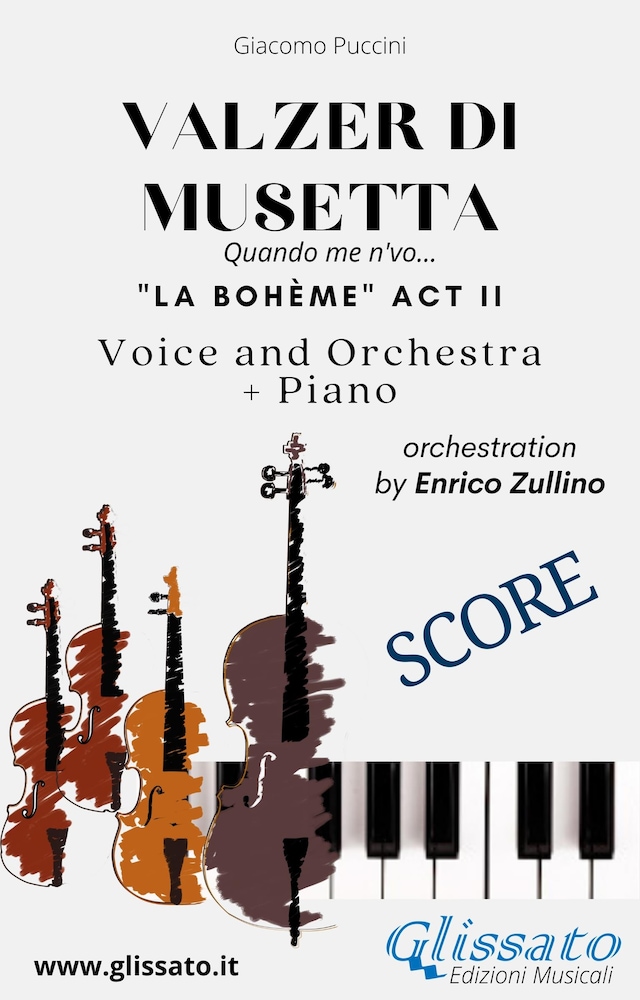 Boekomslag van Valzer di Musetta - Voice, Orchestra and Piano (Score)