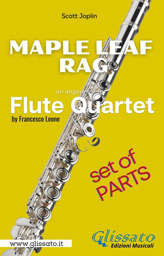 Book cover for Maple Leaf Rag - Flute Quartet - Parts