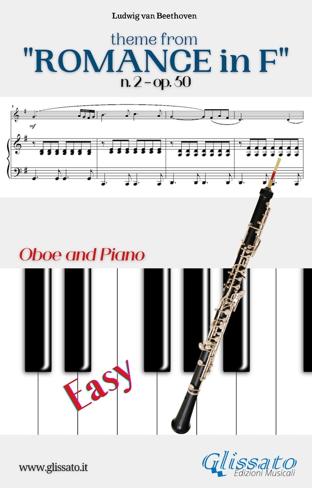 Bokomslag for Theme from "Romance in F" Easy Oboe & Piano