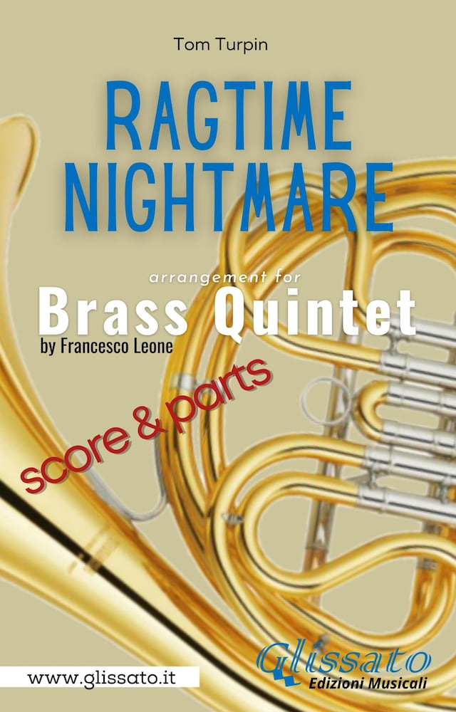 Book cover for Ragtime Nightmare - Brass Quintet (parts & score)