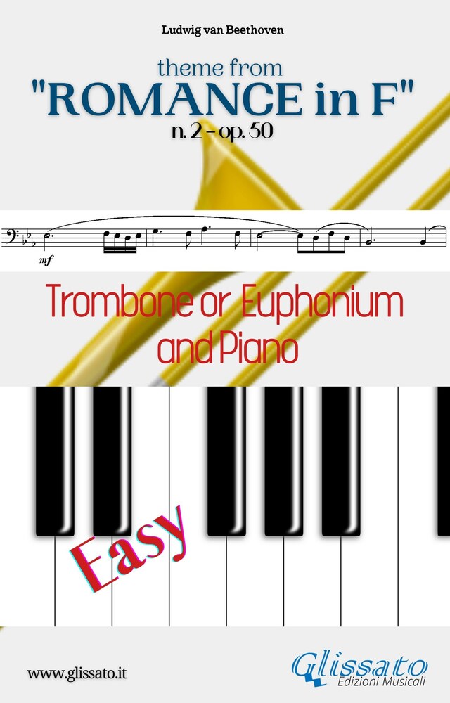 Theme from "Romance in F" Easy Trombone/Euphonium & Piano