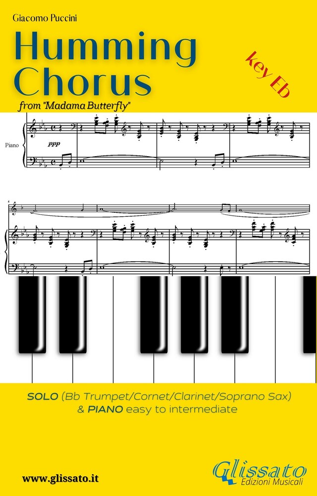 Boekomslag van Humming Chorus -  Bb Solo instr. and Piano (Key Eb)