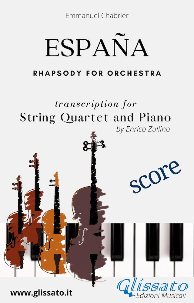 Couverture de livre pour España - String Quartet and Piano (score)