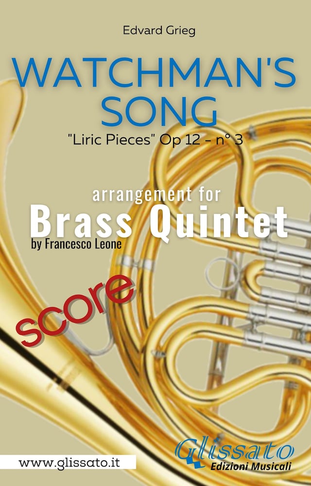 Kirjankansi teokselle Watchman's Song - Brass Quintet (score)