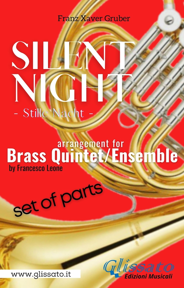 Kirjankansi teokselle Silent Night - Brass Quintet/Ensemble (11 parts)