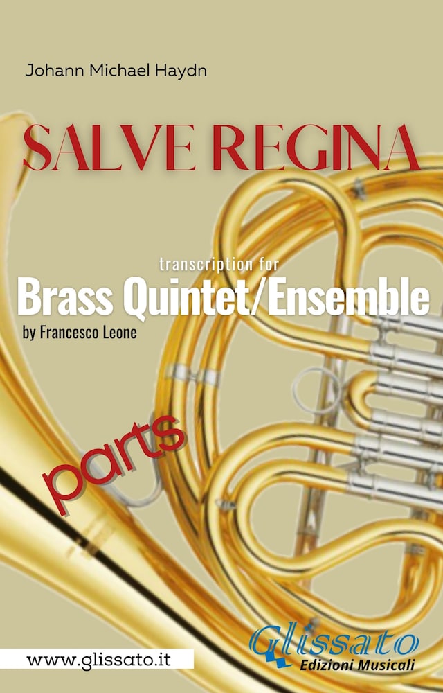 Kirjankansi teokselle Salve Regina - Brass Quintet (parts)