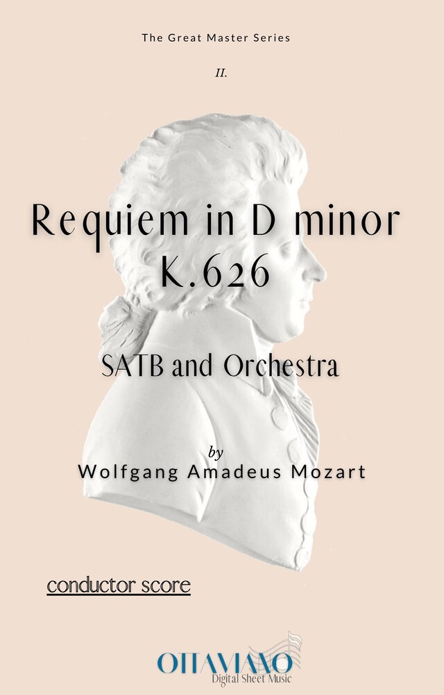 Book cover for Requiem in D minor K.626 - score