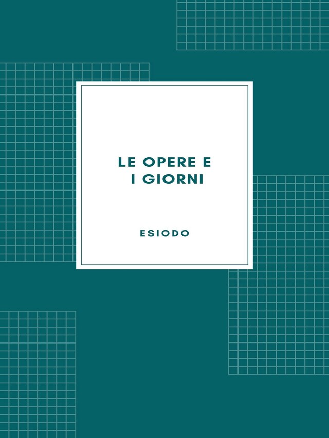 Book cover for Le opere e i giorni