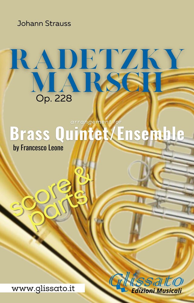 Couverture de livre pour Radetzky Marsch - Brass Quintet/Ensemble (score & parts)