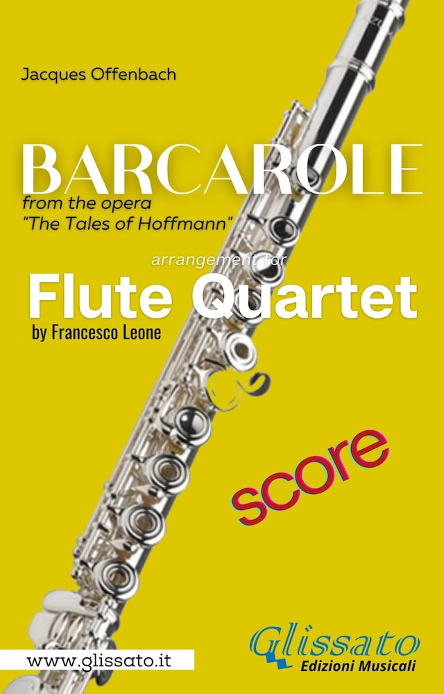 Barcarole - Soprano Flute Quartet (score)