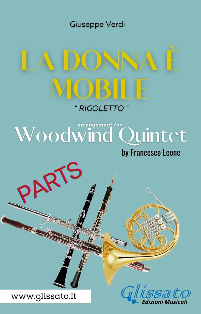 Bokomslag for "La donna è mobile" Woodwind quintet (parts)