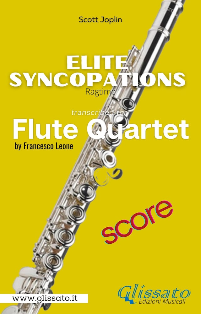 Book cover for Elite Syncopations - Flute Quartet (score)