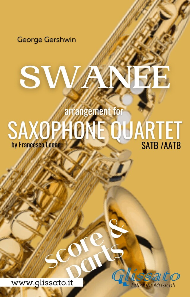 Book cover for Swanee - Sax Quartet (score & parts)