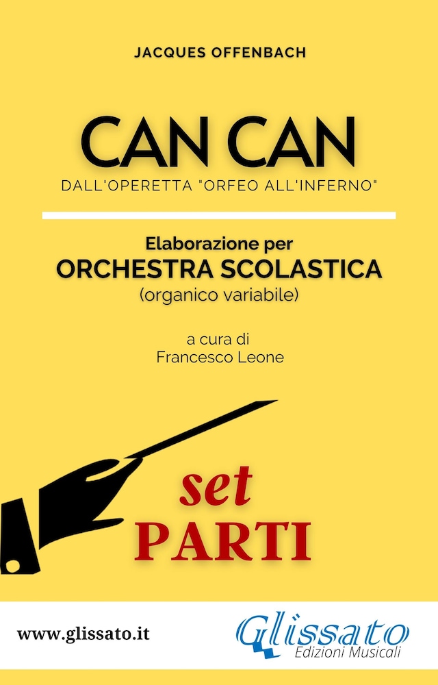 Book cover for Can Can - Orchestra Scolastica (set parti)