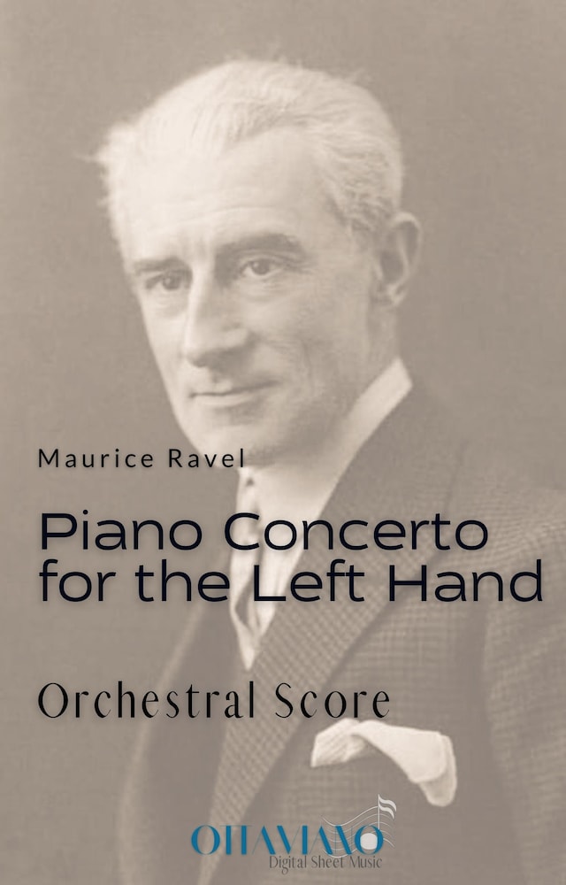 Kirjankansi teokselle Piano concerto for the left hand (orchestral score)