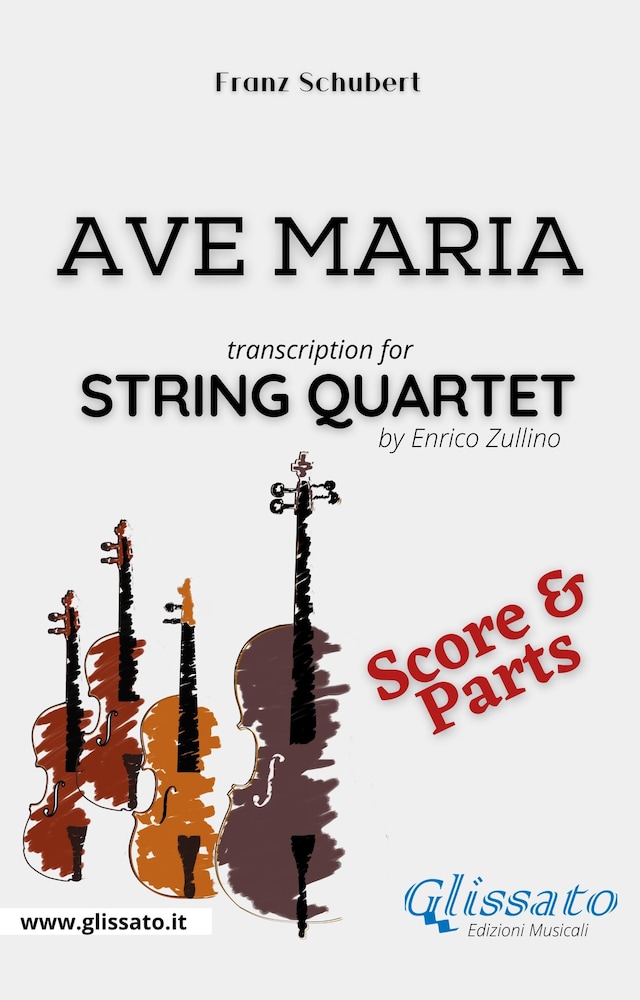 Book cover for Ave Maria (Schubert) - String Quartet score & parts