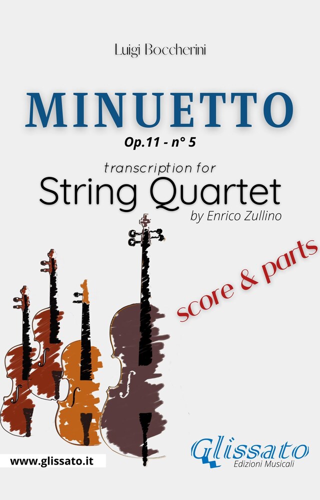 Book cover for Minuetto (Boccherini) - String Quartet score & parts