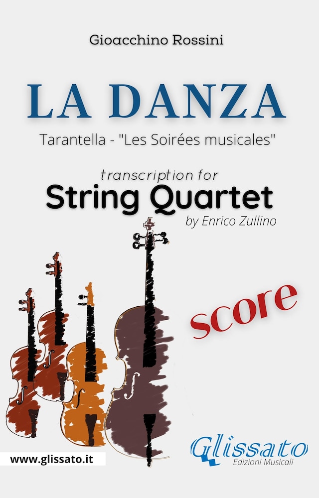 Book cover for La Danza (tarantella) - String Quartet score