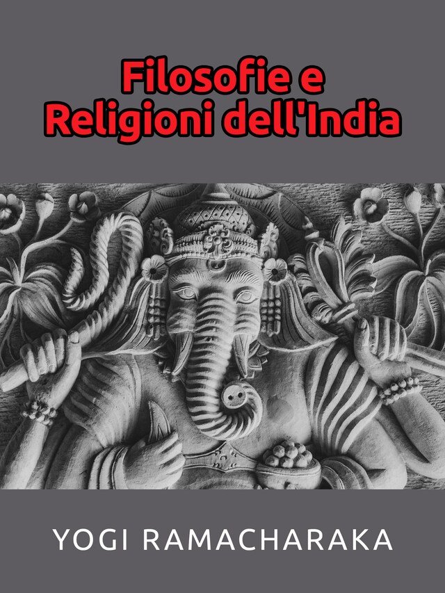 Kirjankansi teokselle Filosofie e Religioni dell'India