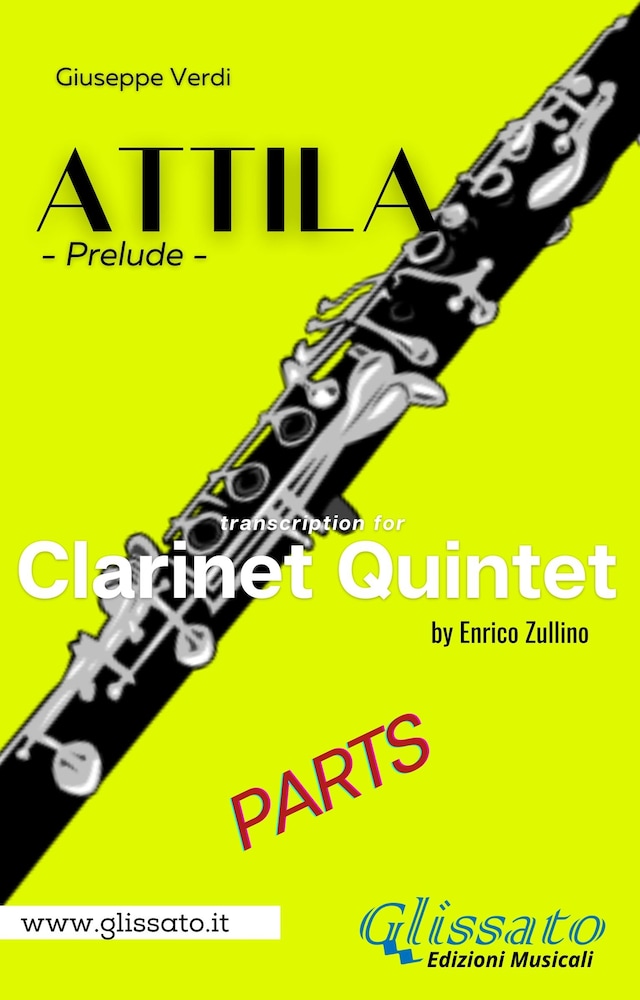Book cover for Attila (prelude) Clarinet quintet/ensemble - set of parts