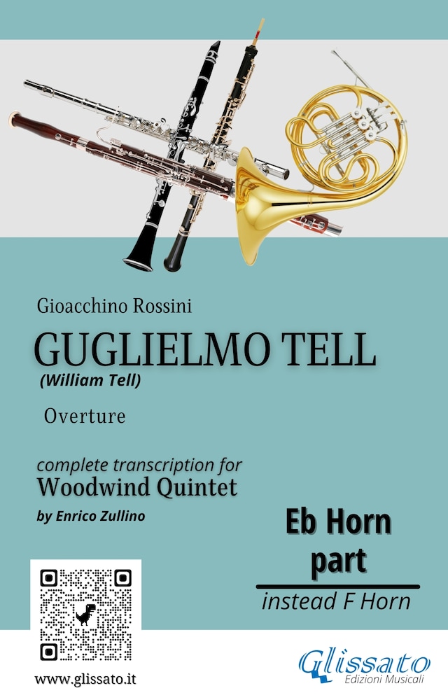 Buchcover für French Horn in Eb part of "Guglielmo Tell" for Woodwind Quintet