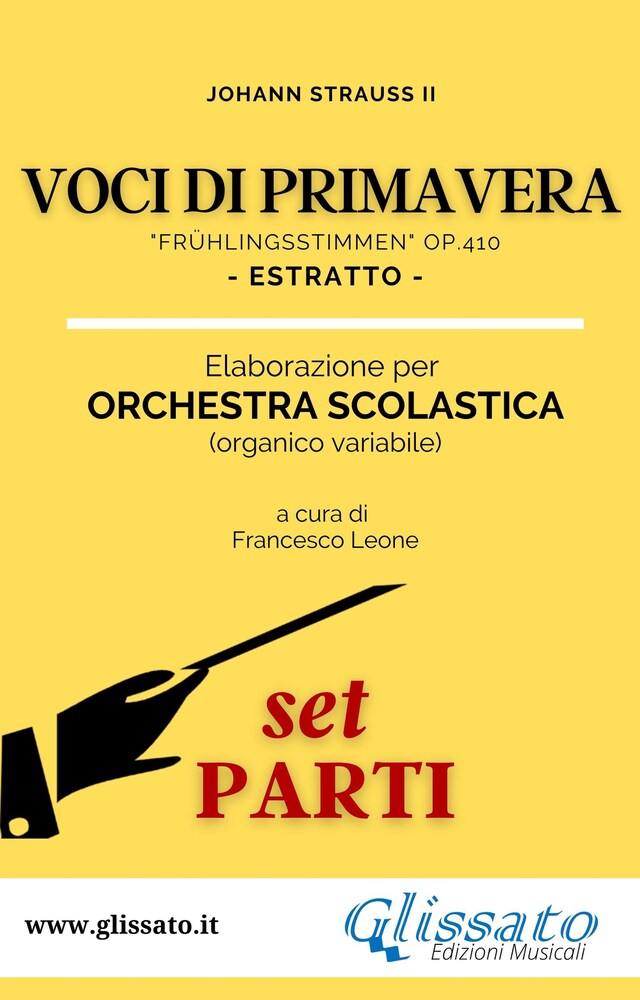 Buchcover für Voci di Primavera - Orchestra scolastica (set parti)