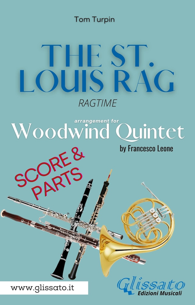 Okładka książki dla The St. Louis Rag - Woodwind Quintet (score & parts)