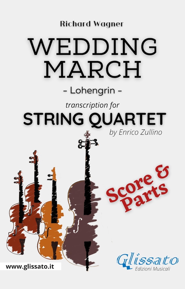 Okładka książki dla Wedding March (Wagner) - String Quartet (score & parts)