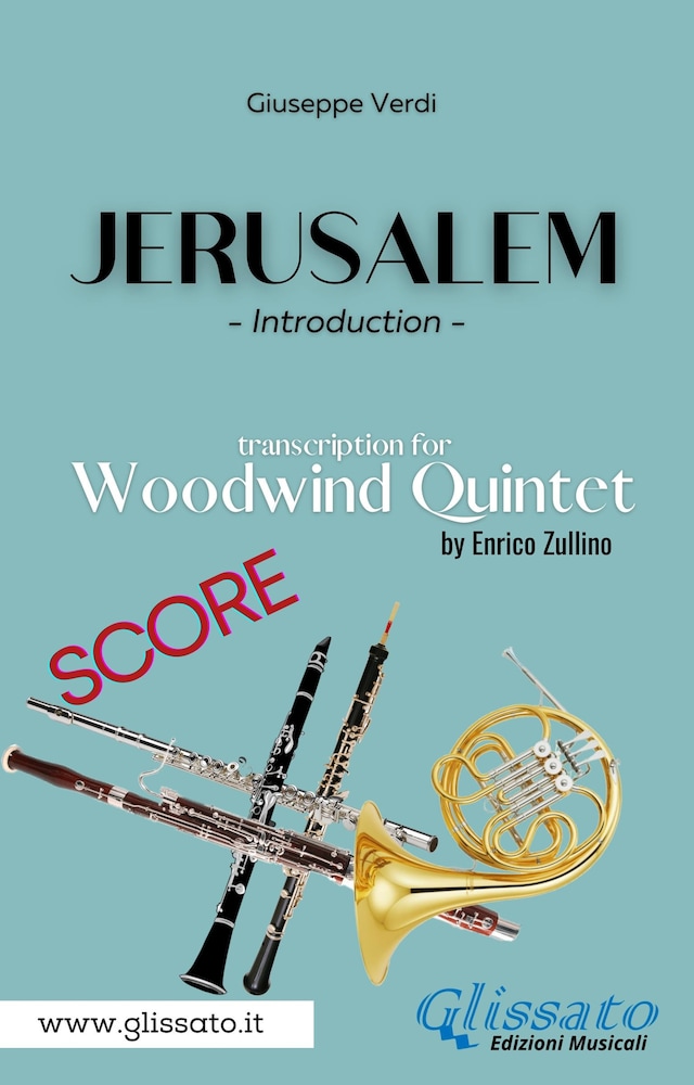 Couverture de livre pour Jerusalem - Woodwind Quintet (score)