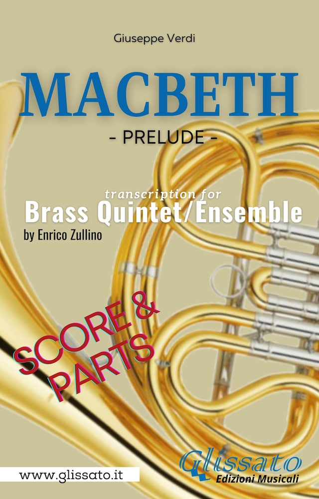 Book cover for "Macbeth" prelude - Brass Quintet/Ensemble (parts & score)