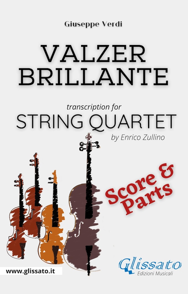 Copertina del libro per Valzer Brillante - String Quartet (parts & score)